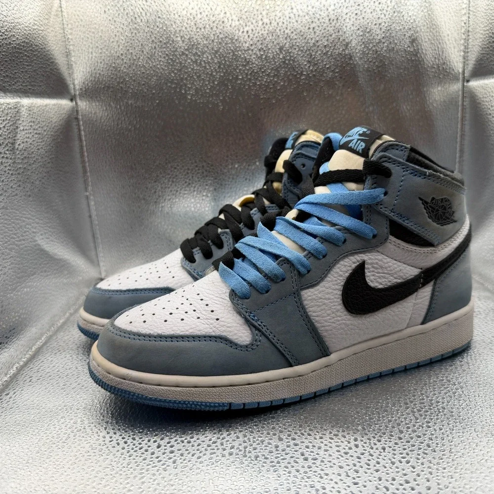 Size 6.5Y Jordan 1 Retro High OG University Blue (GS) Boys Sneakers 575441-134‎